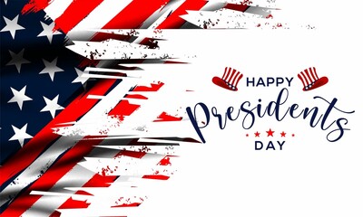 Wall Mural - President's Day Background Design. Banner, Poster, Greeting Card. Vector Illustration.	