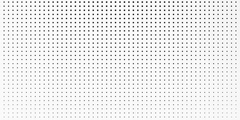 Wall Mural - Abstract halftone background with wavy surface made of gray dots on white vector