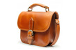 © kristina - Classic brown leather handbag with a buckle and shoulder strap, combining timeless elegance and practicality.