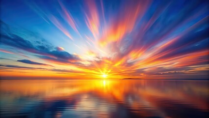 Poster - Blurred sunrise background with colorful morning sky , sunrise, blurred, background, colorful, morning, sky, dawn, nature