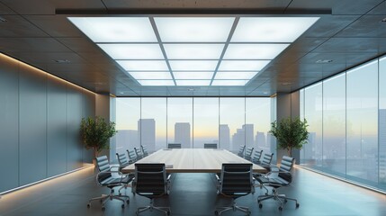 Wall Mural - Business meeting in a commercial bank's boardroom. 0