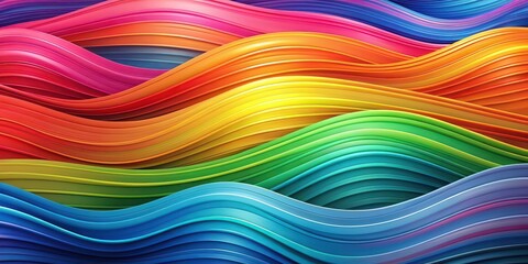 Poster - Abstract background featuring colorful waves, abstract, colorful, waves, vibrant, backdrop,design, artistic, swirls, dynamic