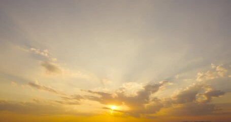 Wall Mural - Timelapse scene sky sunset in the clouds