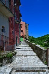 Wall Mural - The italian village of Pietravairano in Campania.