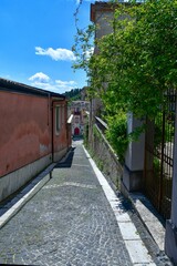 Wall Mural - The italian village of Pietravairano in Campania.