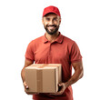 © roy9 - Delivery man smiling isolated on transparent background