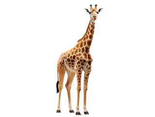 Aufkleber - Giraffe isolated on transparent background