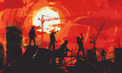 International Labour Day background design