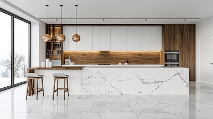 Wall Mural - Modern Kitchen Interior Design