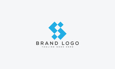 Wall Mural - letter S  logo design vector template design for brand.
