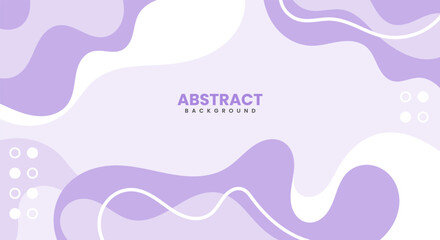 Wall Mural - Purple flat design pastel background