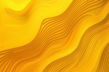 Poster - Abstract yellow background featuring wavy lines creating a dynamic and energetic pattern, An abstract pattern of yellow gradients and textures
