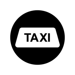 Wall Mural - Taxi icon vector. Trip illustration sign. delivery symbol.