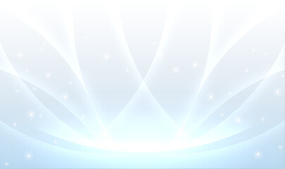 Wall Mural - white light glowing abstract background