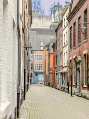 Wall Mural - Cultural Heritage Explored: Journeying through Namur Timeless Street Scenes