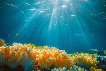 vibrant Great Barrier Reef showcases a stunning array of marine life a