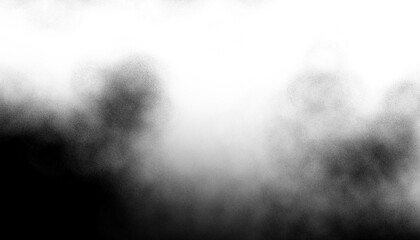 Aufkleber - Gritty sand noise overlay, vintage grunge pattern on grainy background. PNG with grunge texture, distressed black and transparent background. Distressed