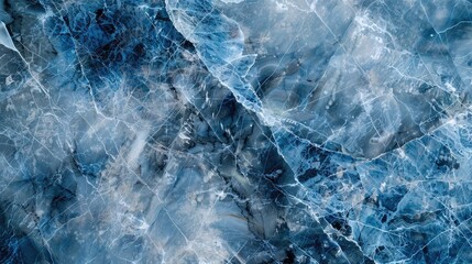 Wall Mural - Texture of Turkish Marble Slab in Blue and Grey