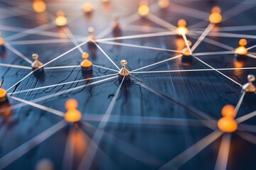 Wall Mural - global structure networking and data exchanges customer