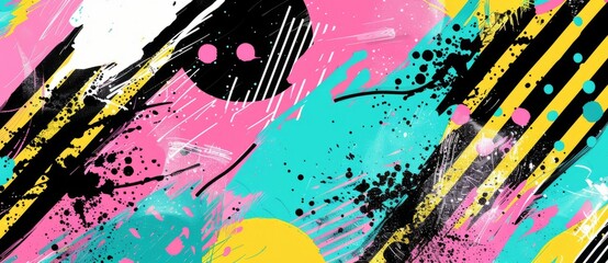 Poster - Abstract background in the style of pop art 