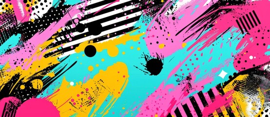Poster - Abstract background in the style of pop art 