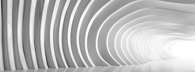 Poster - technology background. minimal architecture design. industrial white wallpaper.