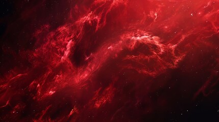Poster - Stock background with a vibrant red galaxy. Perfect for digital marketing.