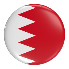 Wall Mural - Bahrain flag icon - WAFF Championship