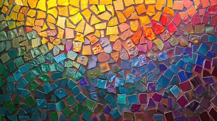 Poster - Vibrant Mosaic Backdrop
