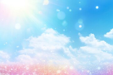 Poster - Holographic sky background backgrounds sunlight outdoors.