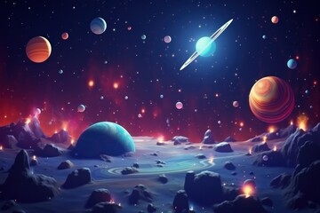 Canvas Print - Space astronomy universe nature.