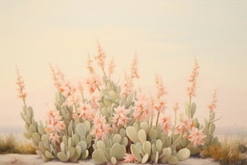 Wall Mural - Cactus outdoors painting nature.