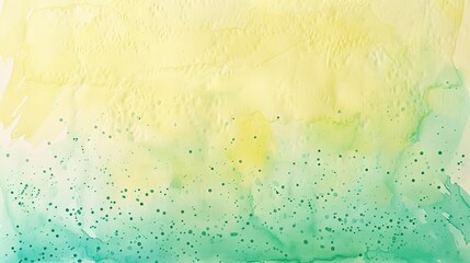 Wall Mural - watercolor and pastel yellow and light green gradient background