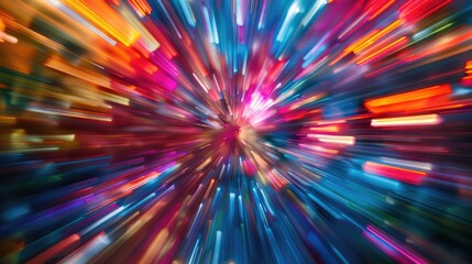 pattern of abstract zooming