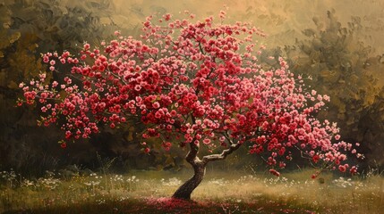 Wall Mural - Apple tree in bloom