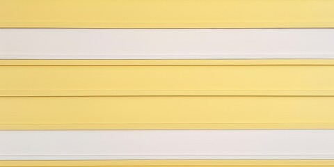 Poster - Yellow and White Horizontal Striped Pattern