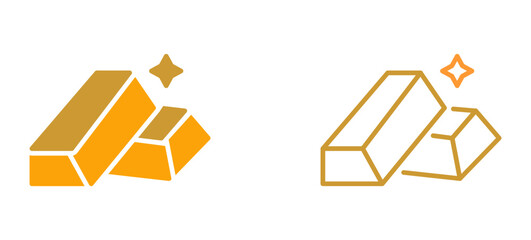 Sticker - Gold Vector Icon