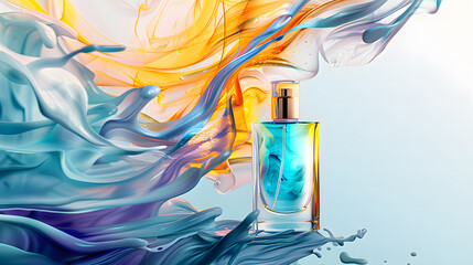 perfume abstract concept design