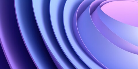 Poster - Abstract Purple and Blue Circular Pattern