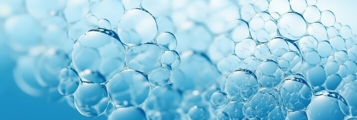 Poster - abstract water bubbles