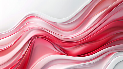 Poster - Abstract wavy background with lines. 3d rendering, 3d illustration,Abstract 3D background of soft waves in pink colors. Elegant wallpapers,abstract red background with motion ray graphics
