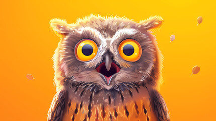 Canvas Print - Owl Portrait