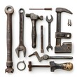 © kitti - Vintage Tool Set Weathered Metallic Hand Tools Intricate Mechanical Industrial Workshop