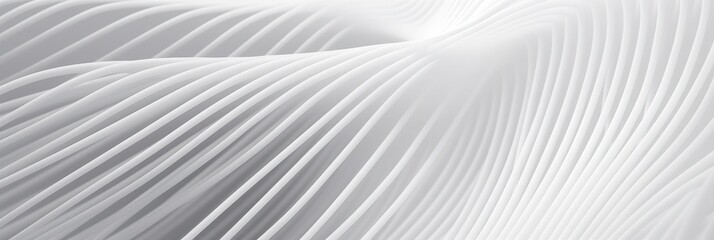 Poster - abstract white lines