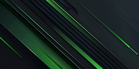 Poster - Rendering of a green abstract geometric minimal background suitable for advertising, technology, showcase, banners, cosmetic, fashion, business, sport, metaverse, and sci-fi illustrations.