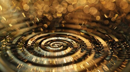 Wall Mural - background of circular bokeh patterns