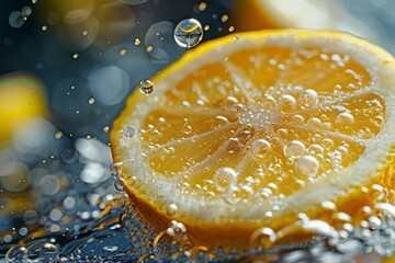 Canvas Print - Refreshing Lemon Splash