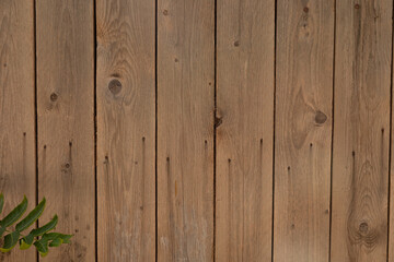 Poster - A weathered wooden fence with a few visible knots