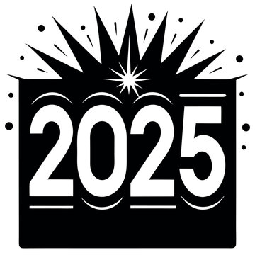 2025 calendar: Happy New Year!