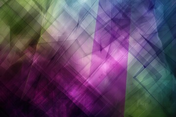 Sticker - Colorful Abstract Surreal Digital Art with Soft-Focus Gradient Background